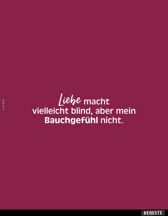 Liebe, Blind