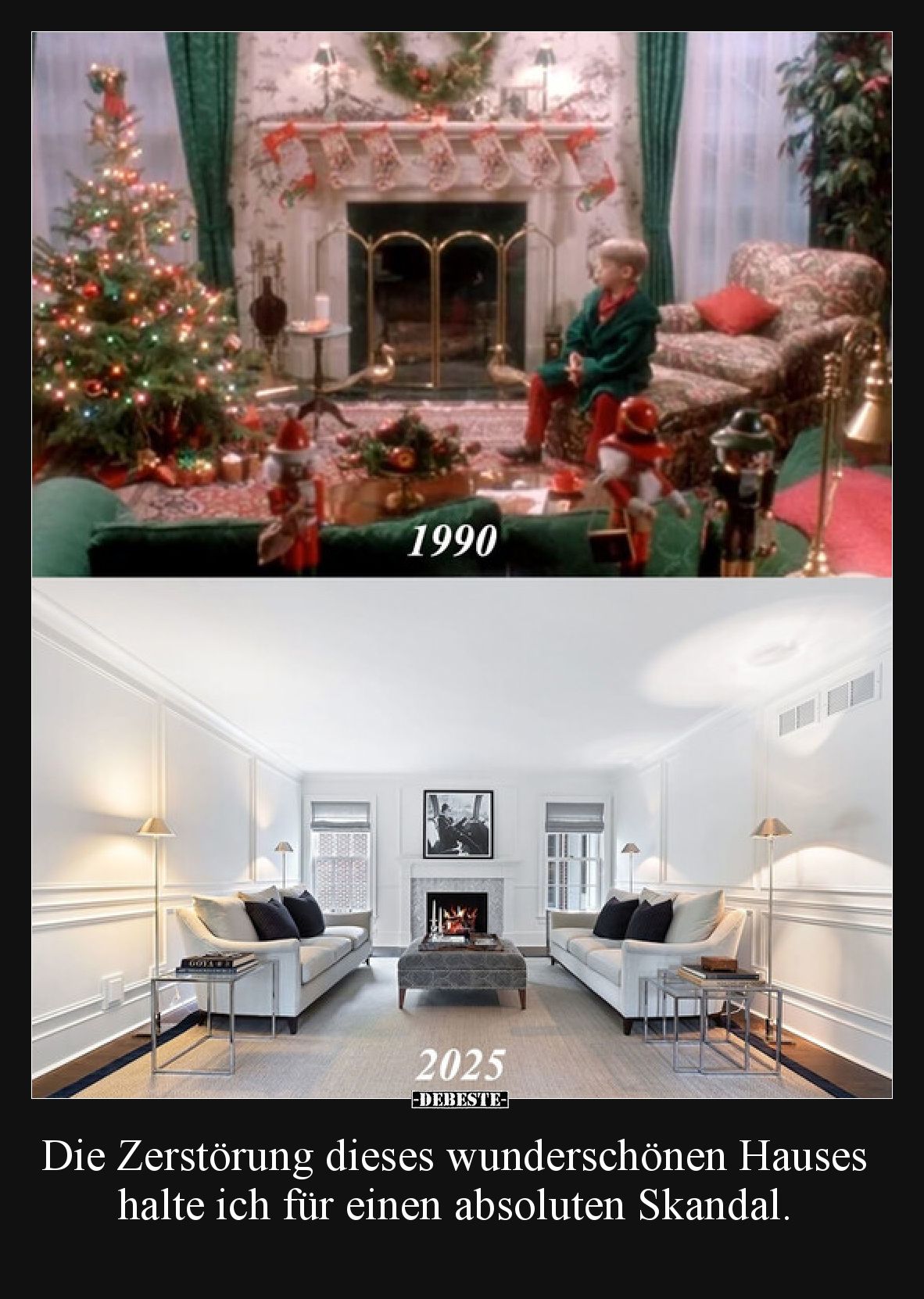 Die Zerstörung dieses wunderschönen Hauses halte ich für einen absoluten Skandal.