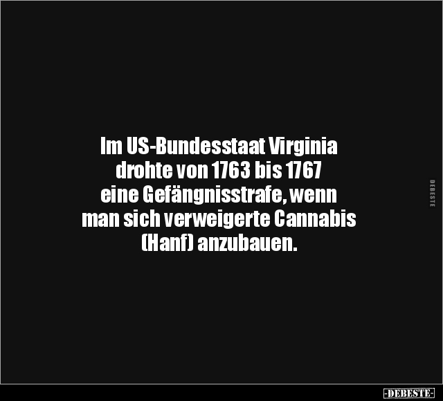 Im US-Bundesstaat Virginia drohte von 1763.. - Lustige Bilder | DEBESTE.de