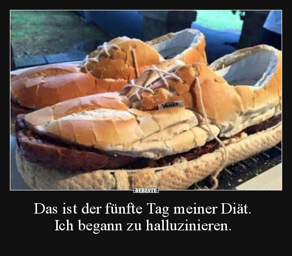 Das ist der fünfte Tag meiner Diät... - Lustige Bilder | DEBESTE.de