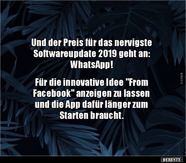Und der Preis für das nervigste Softwareupdate 2019.. - Lustige Bilder | DEBESTE.de