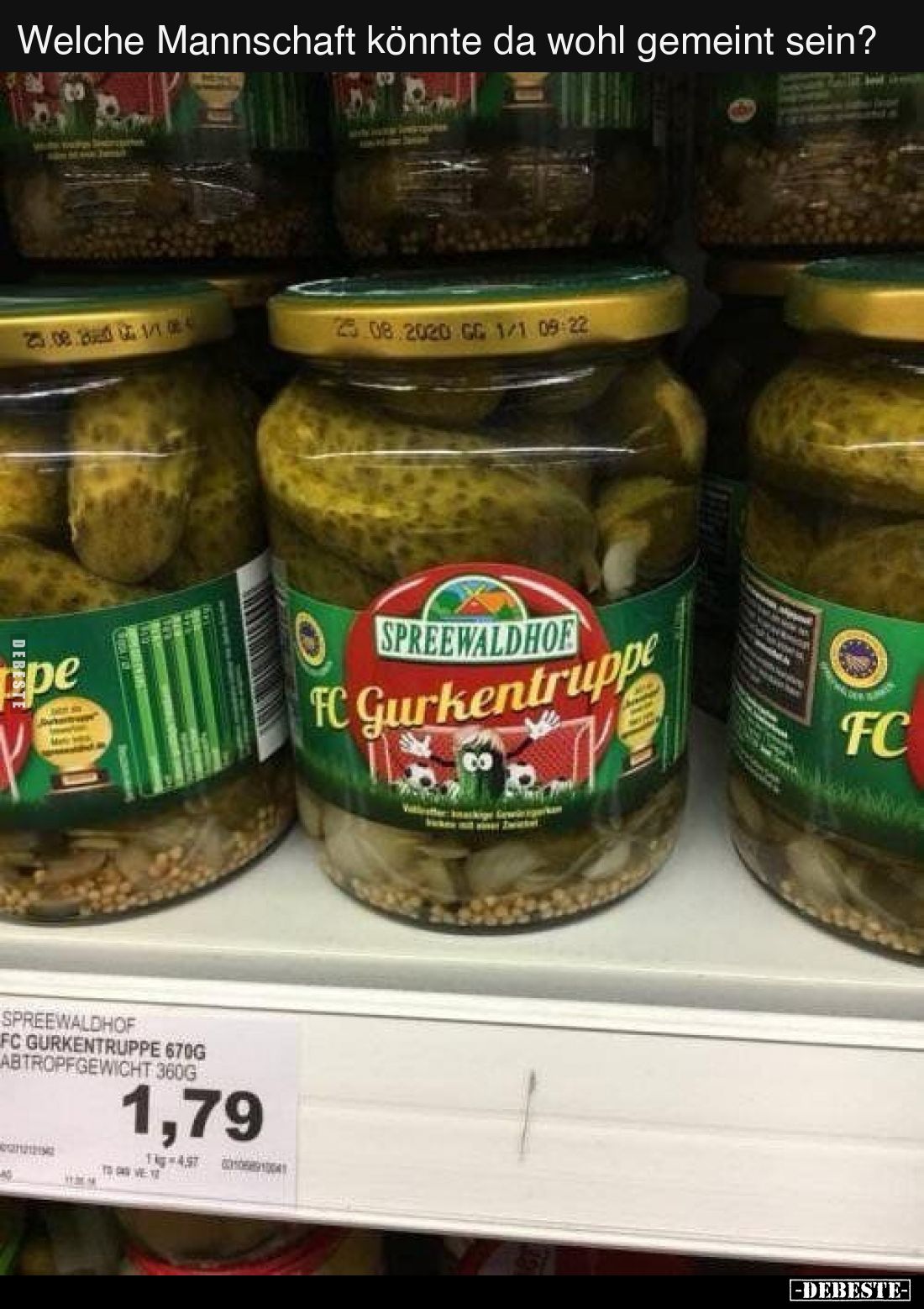 Welche Mannschaft könnte da wohl gemeint sein?