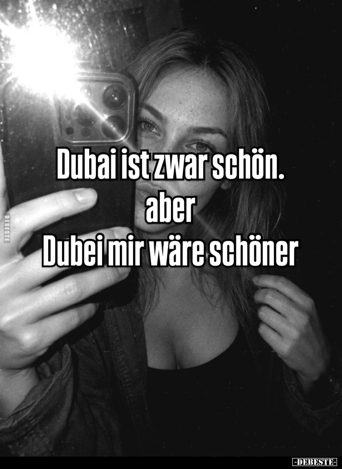 Dubai ist zwar schön, aber Dubei mir wäre schöner