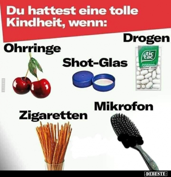 Du hattest eine tolle Kindheit, wenn.. - Lustige Bilder | DEBESTE.de