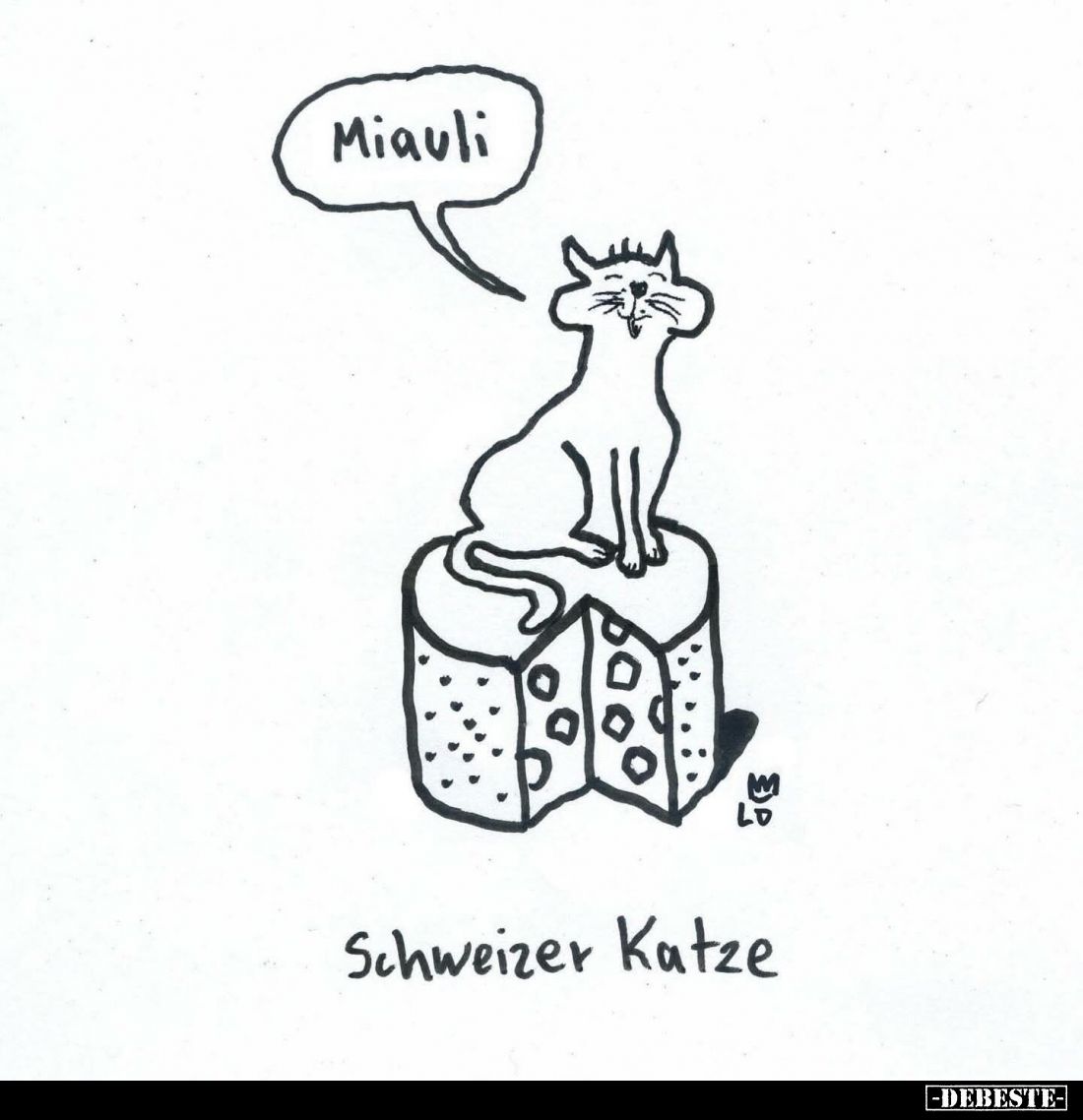 Schweizer Katze. - Miauli.