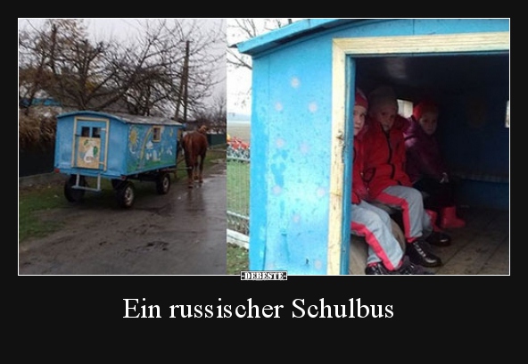 Ein russischer Schulbus.. - Lustige Bilder | DEBESTE.de