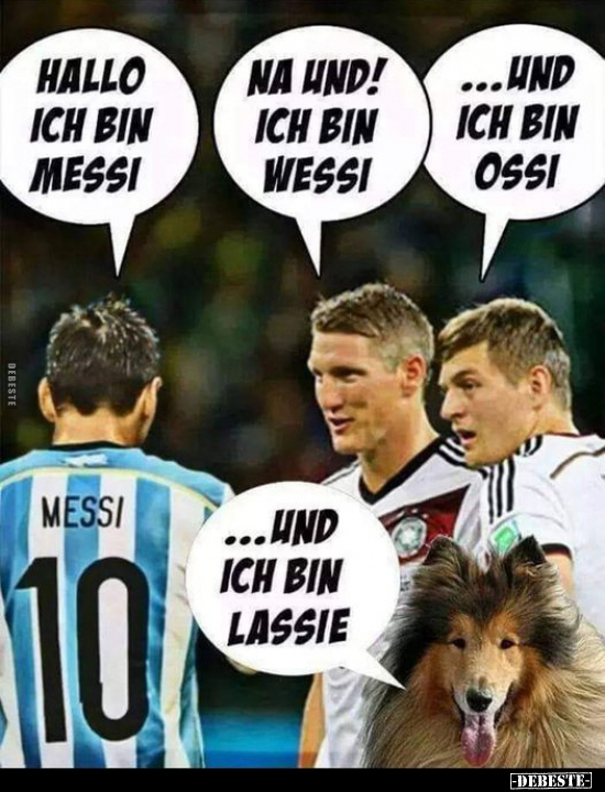 Hallo. Ich bin Messi... - Lustige Bilder | DEBESTE.de