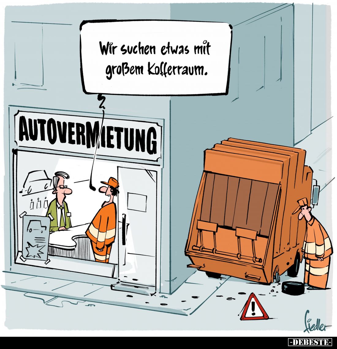 Wir suchen etwas mit großem Kofferraum.