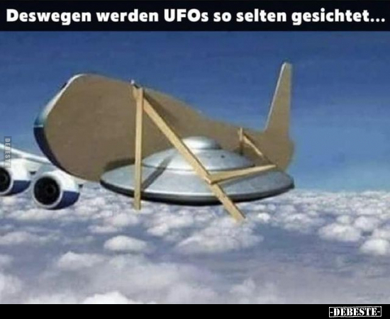 Deswegen werden UFOs so selten gesichtet... - Lustige Bilder | DEBESTE.de