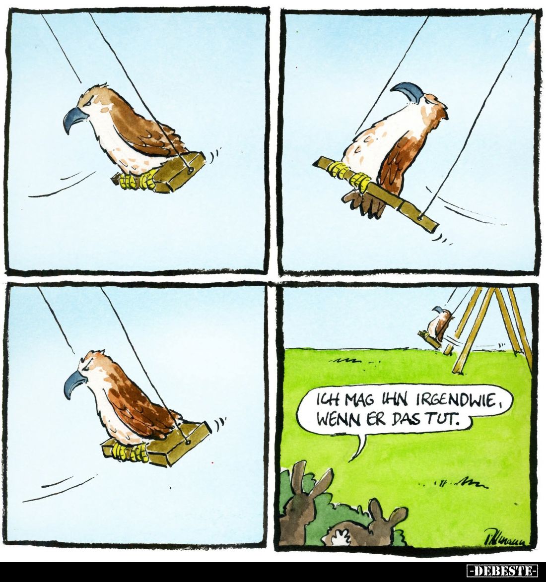 Ich mag ihn irgendwie, wenn er das tut.