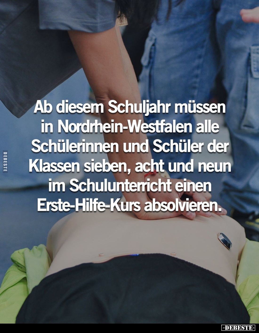 Ab diesem Schuljahr müssen in Nordrhein-Westfalen alle.. - Lustige Bilder | DEBESTE.de