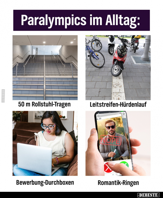 Paralympics im Alltag.. - Lustige Bilder | DEBESTE.de