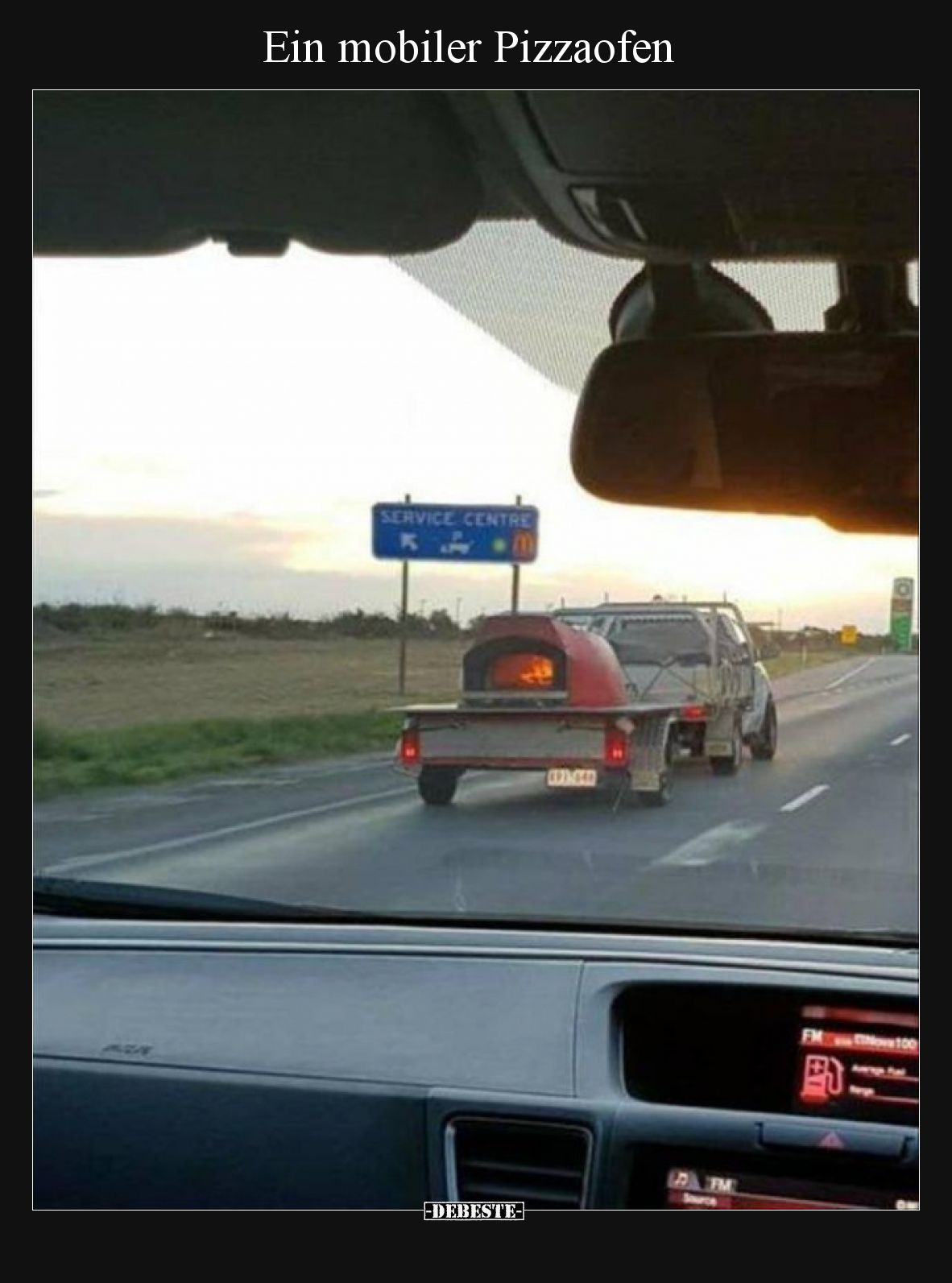 Ein mobiler Pizzaofen