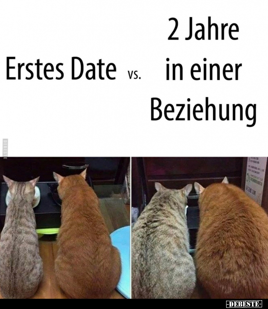 Erst Date vs 2 Jahre in einer Beziehung... - Lustige Bilder | DEBESTE.de