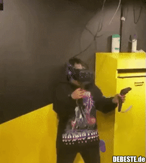 Auch die virtuelle Realität kann schmerzhaft sein..