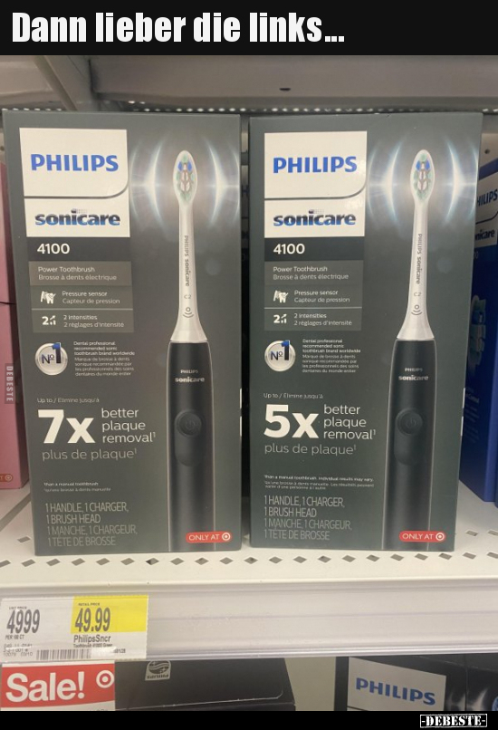 Dann lieber die links...