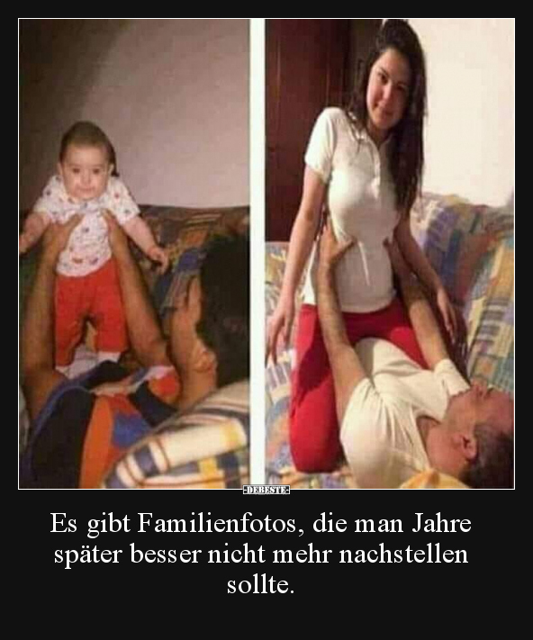 Es gibt Familienfotos, die man Jahre später besser nicht.. - Lustige Bilder | DEBESTE.de