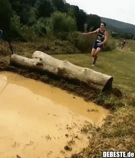 Wie man ein Hindernis auch überwinden kann..