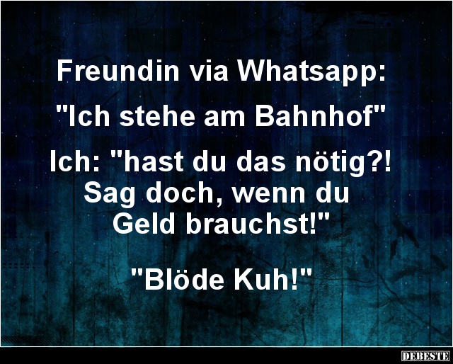 Freundin via Whatsapp.. - Lustige Bilder | DEBESTE.de