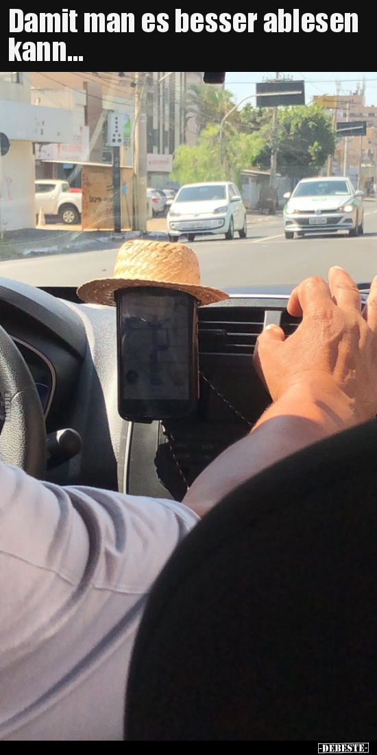 Damit man es besser ablesen kann...