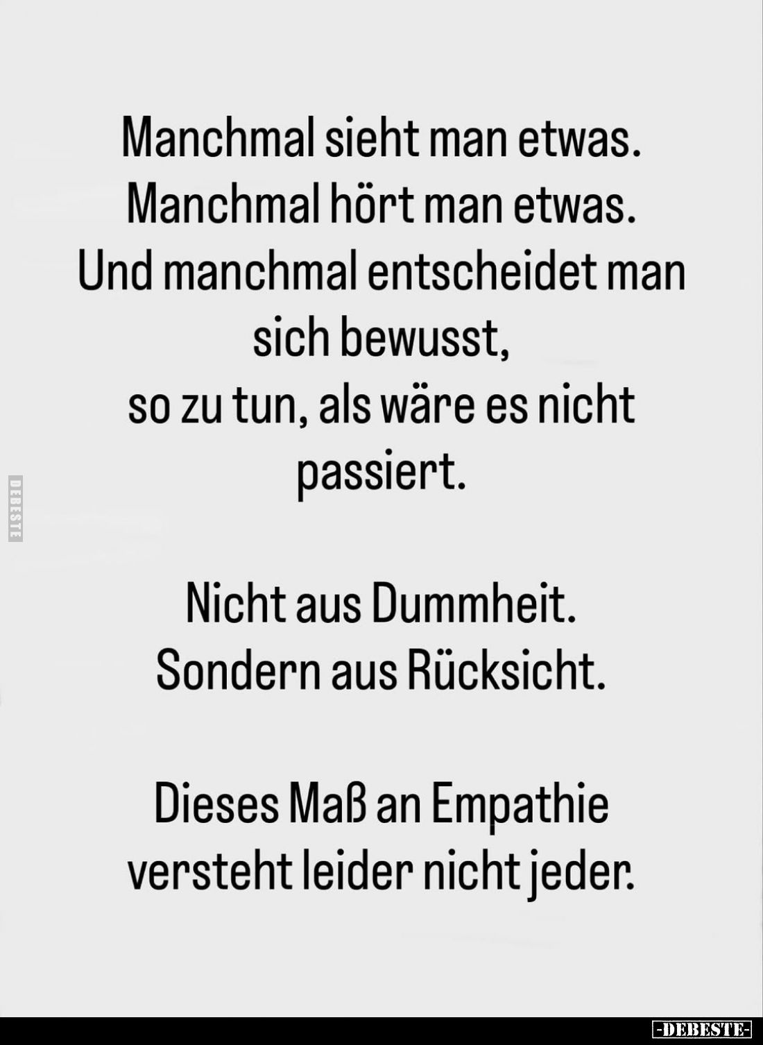Manchmal sieht man etwas. Manchmal hört man etwas. Und manchmal entscheidet man sich bewusst, so zu tun, als wäre es nicht pa...