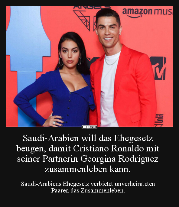 Saudi-Arabien will das Ehegesetz beugen, damit Cristiano.. - Lustige Bilder | DEBESTE.de