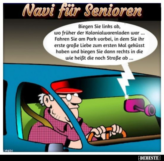 Navi für Senioren.. - Lustige Bilder | DEBESTE.de
