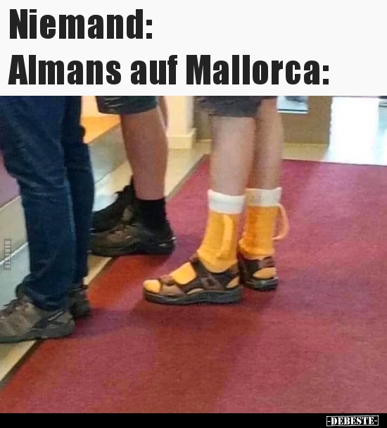 Niemand: Almans auf Mallorca.. - Lustige Bilder | DEBESTE.de