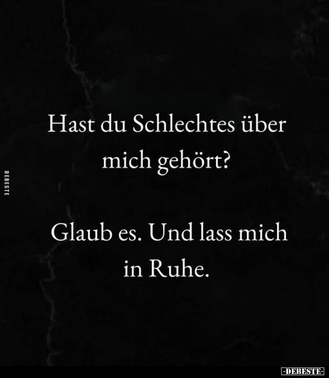 Hast du Schlechtes über mich gehört?.. - Lustige Bilder | DEBESTE.de