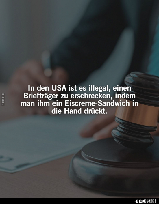 In den USA ist es illegal.. - Lustige Bilder | DEBESTE.de