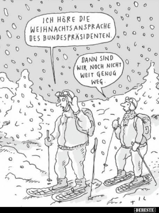 Ich höre die Weihnachts Ansprache.. - Lustige Bilder | DEBESTE.de