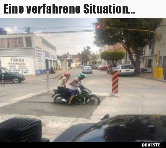 Eine verfahrene Situation...