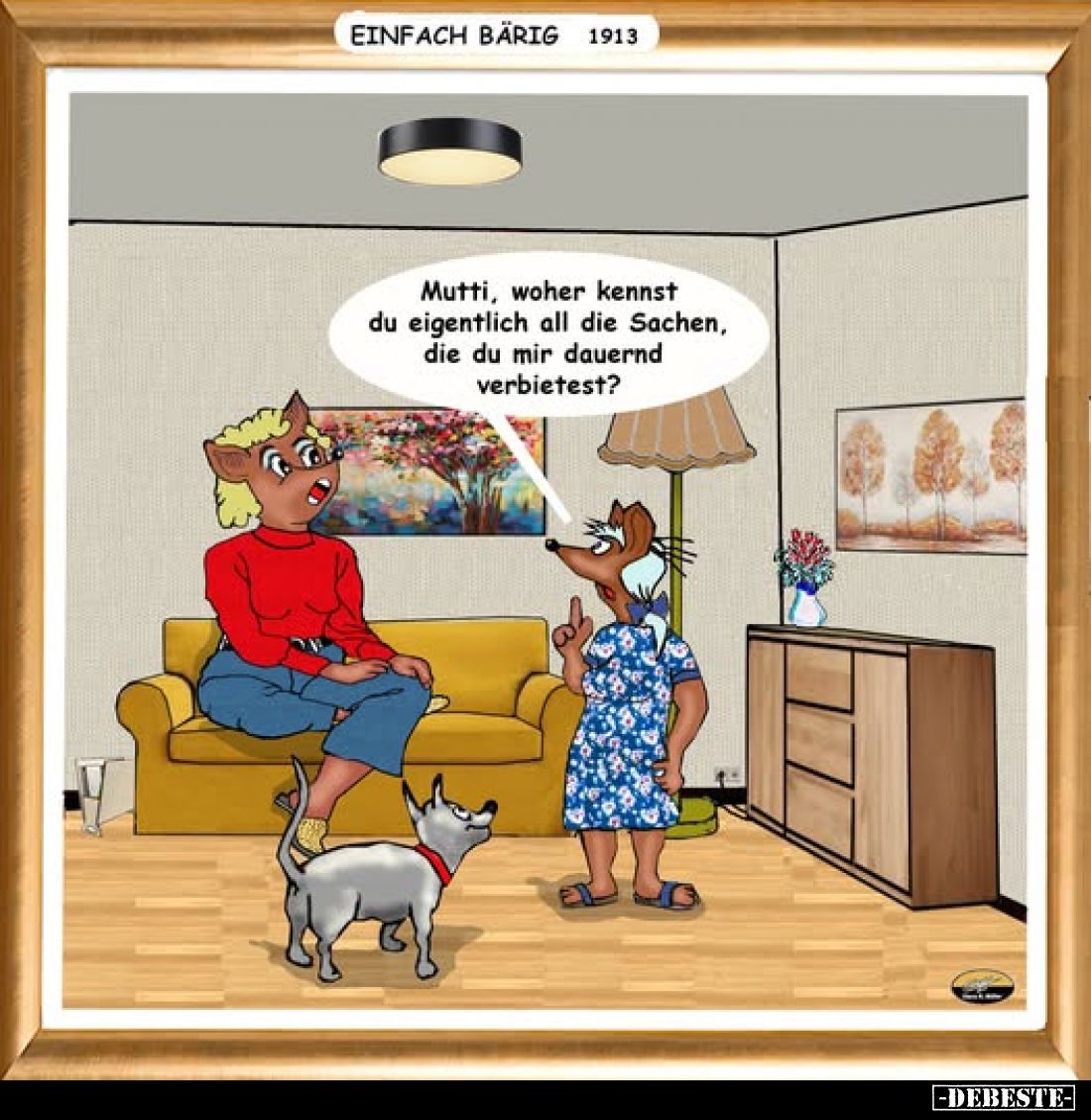 Mutti, woher kennst du eigentlich all die Sachen, die du mir dauernd verbietest?