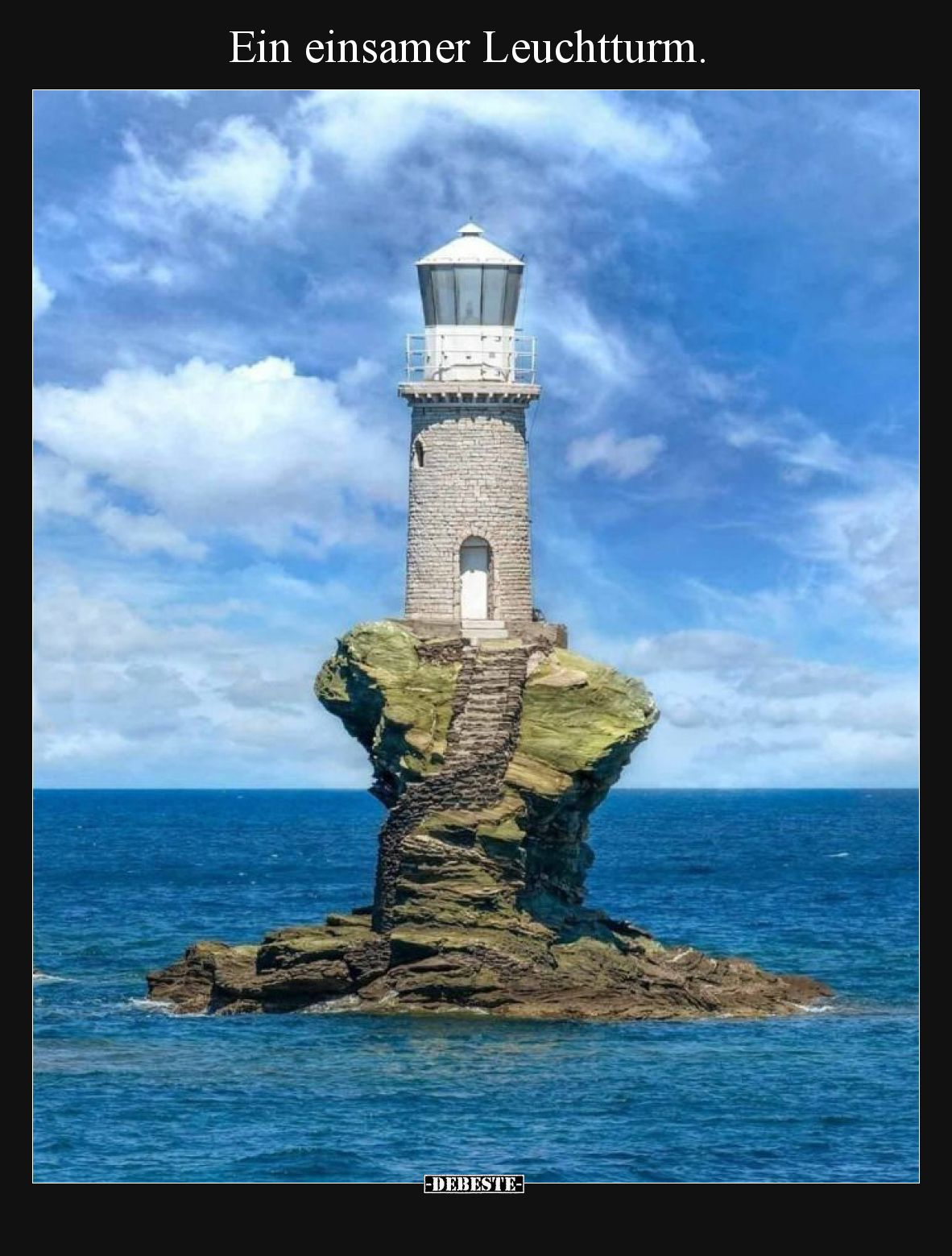 Ein einsamer Leuchtturm... - Lustige Bilder | DEBESTE.de