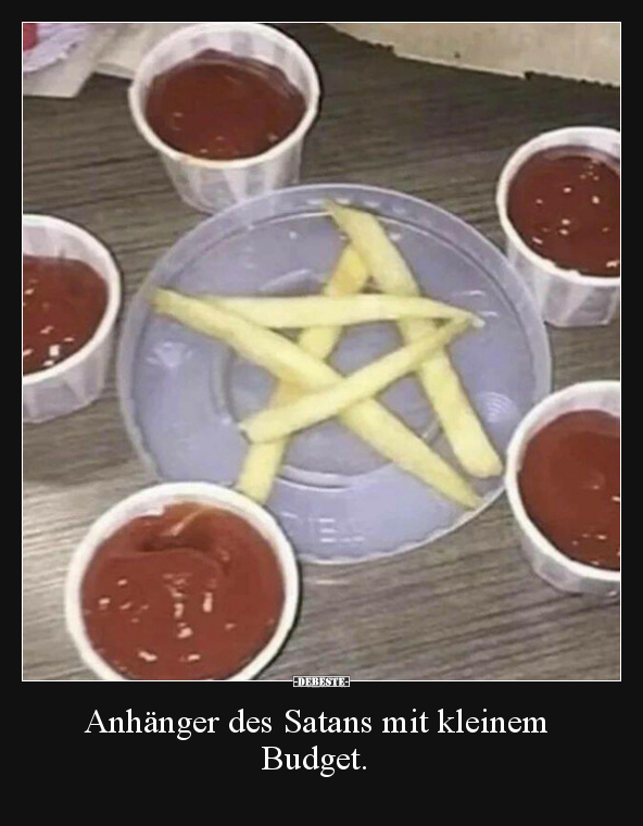 Anhänger des Satans mit kleinem Budget... - Lustige Bilder | DEBESTE.de
