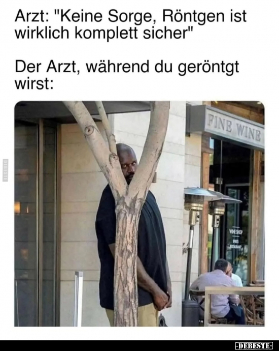 Arzt, Röntgen