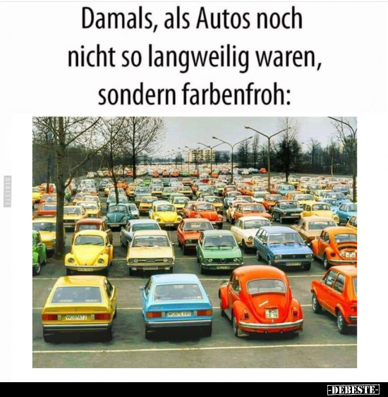 Damals, als Autos noch nicht so langweilig waren, sondern.. - Lustige Bilder | DEBESTE.de