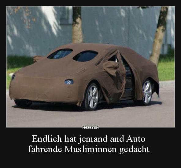 Endlich hat jemand and Auto fahrende Musliminnen gedacht..