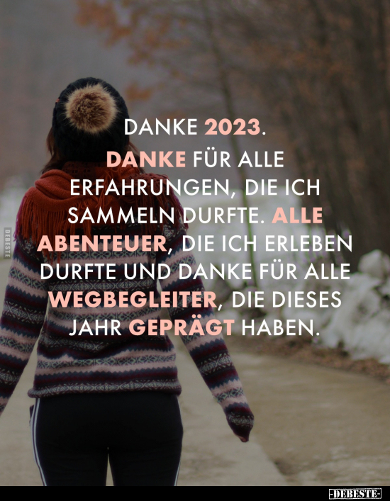 Danke 2023. Danke für alle Erfahrungen.. - Lustige Bilder | DEBESTE.de