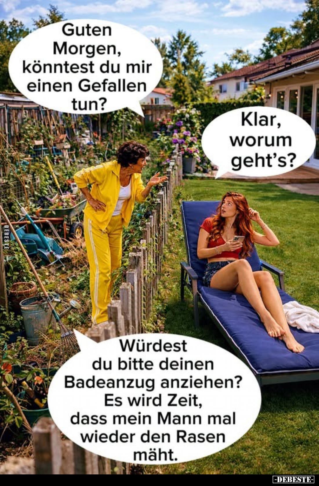 Guten Morgen, könntest du mir einen Gefallen tun?.. - Lustige Bilder | DEBESTE.de