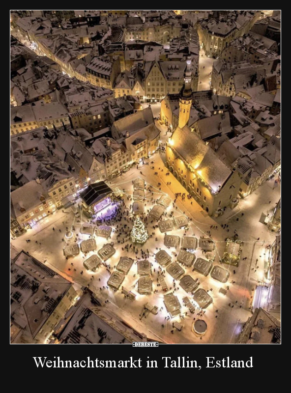Weihnachtsmarkt in Tallin, Estland.. - Lustige Bilder | DEBESTE.de