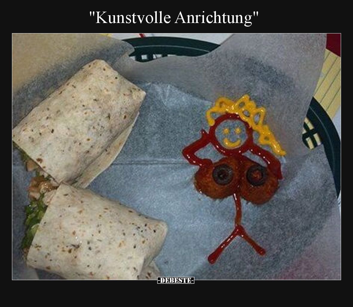 Kunstvolle Anrichtung