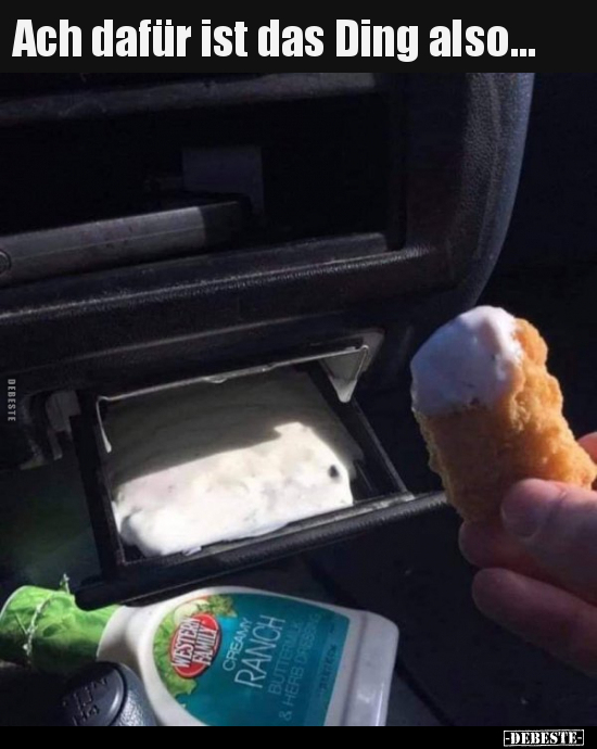 Ach dafür ist das Ding also...