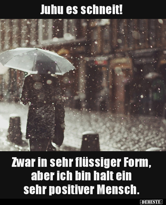 Juhu es schneit!.. - Lustige Bilder | DEBESTE.de