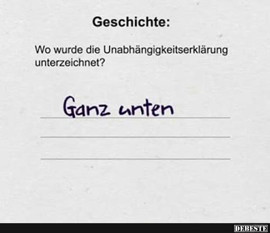 Wo wurde die Unabhängigkeitserklärung unterzeichnet?