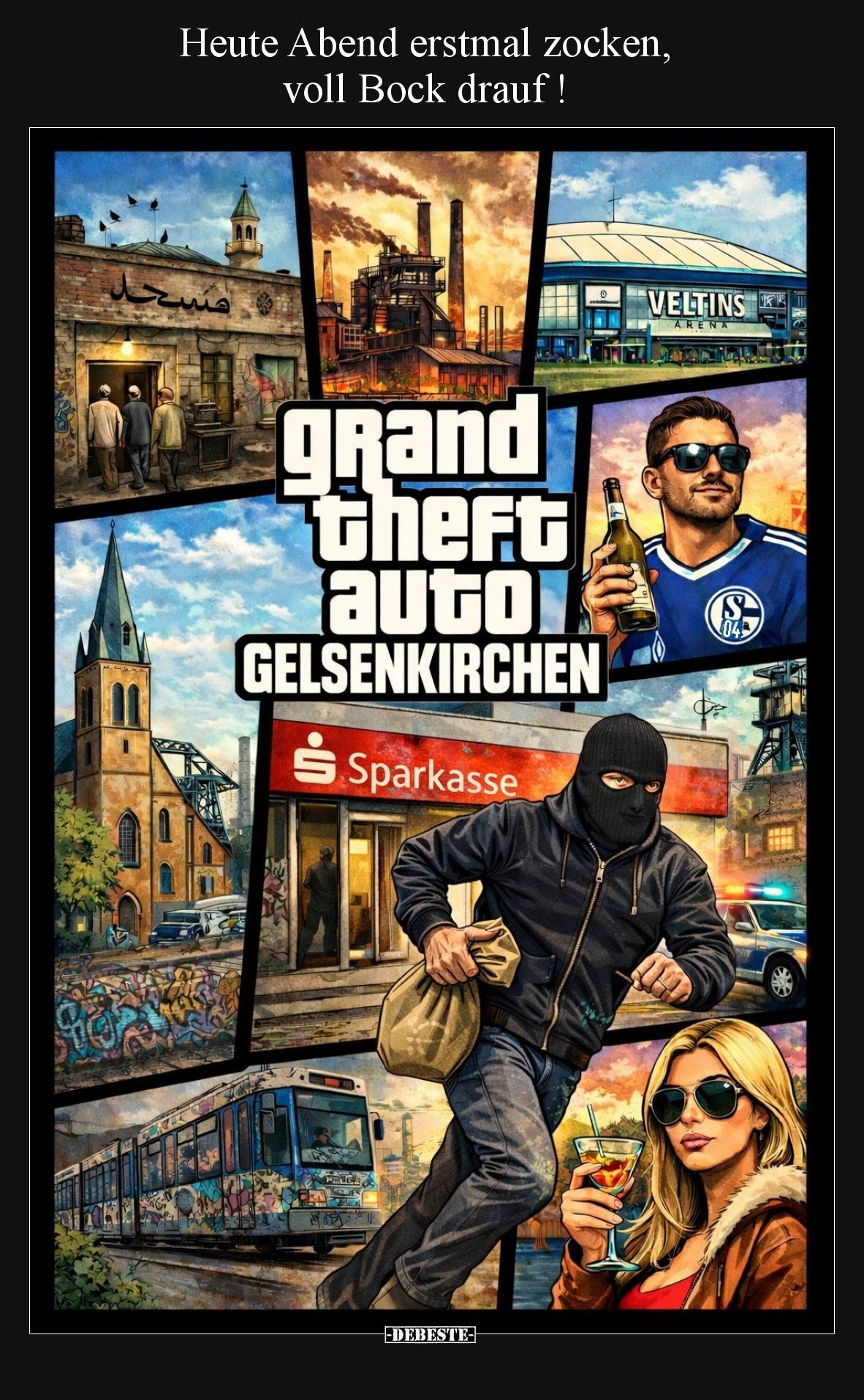 Heute Abend erstmal zocken, voll Bock drauf!