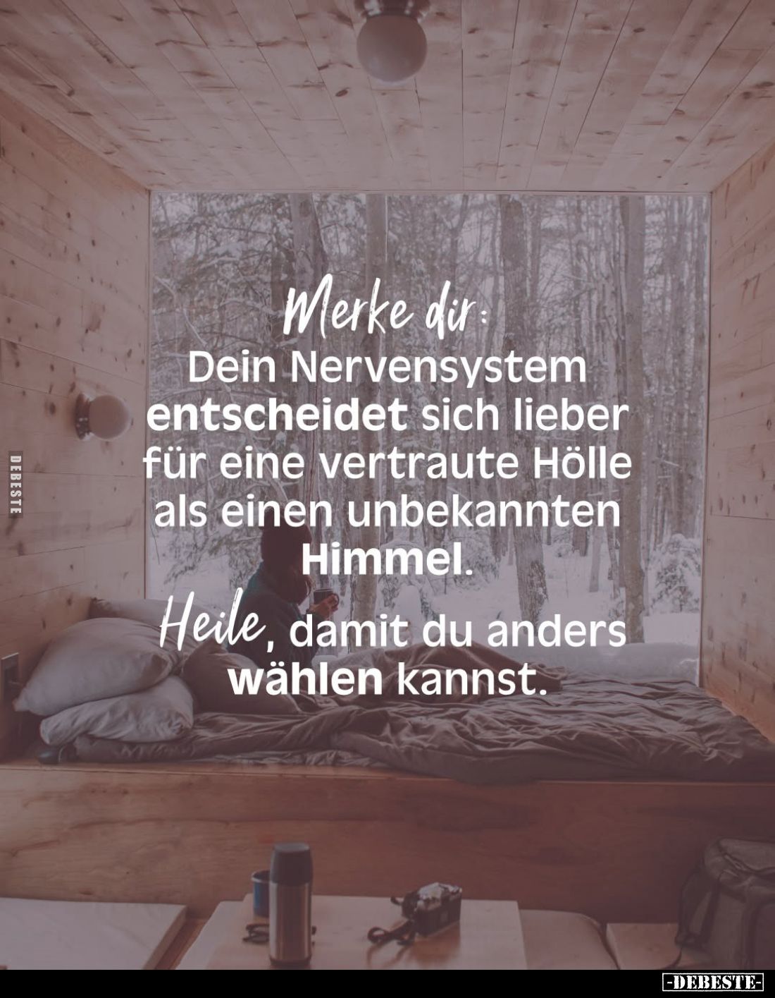 Merke dir: Dein Nervensystem entscheidet sich lieber für.. - Lustige Bilder | DEBESTE.de