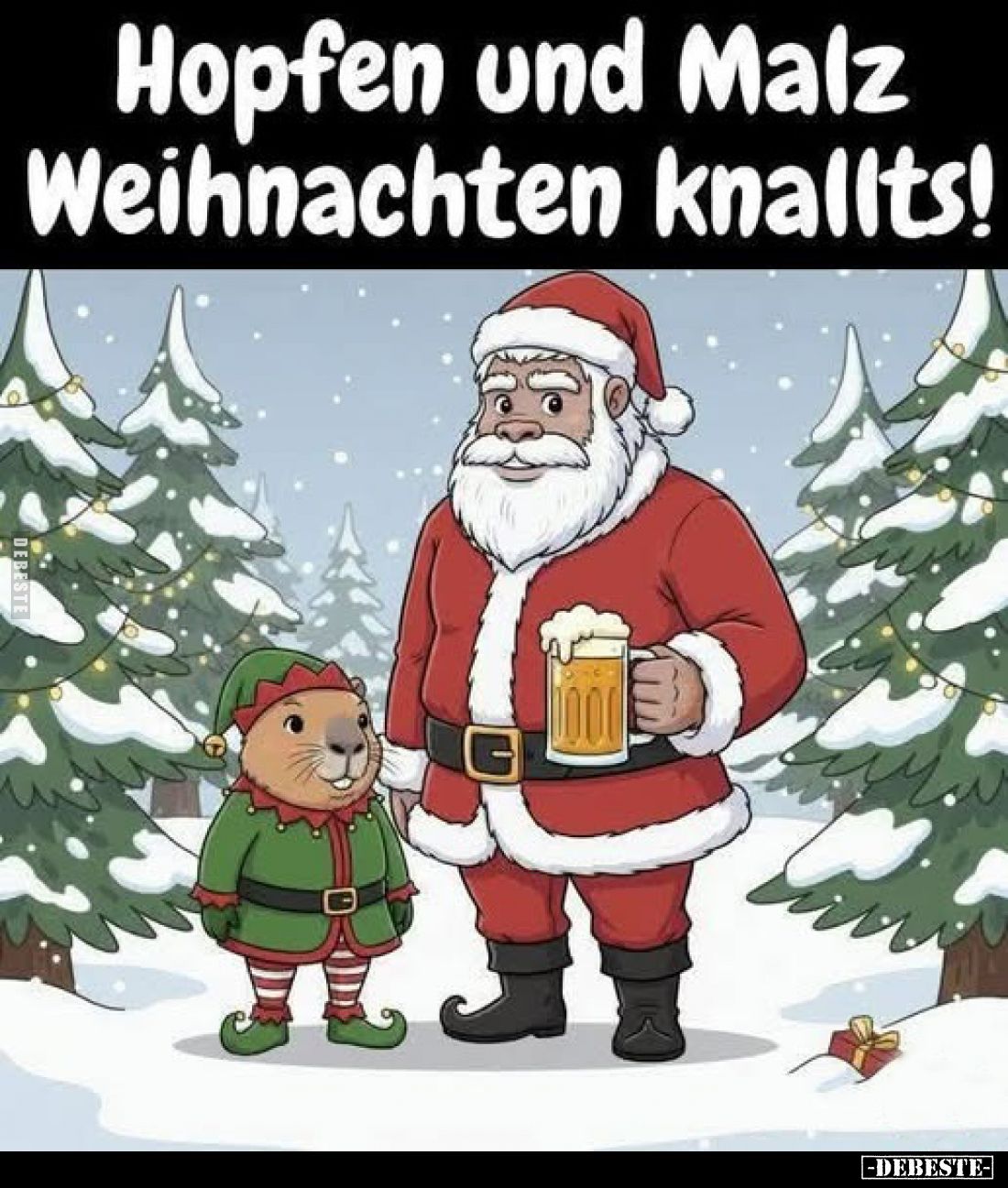 Hopfen und Malz Weihnachten knallts!