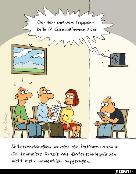 Der Herr mit dem Tripper - bitte in Sprechzimmer zwei.. - Lustige Bilder | DEBESTE.de