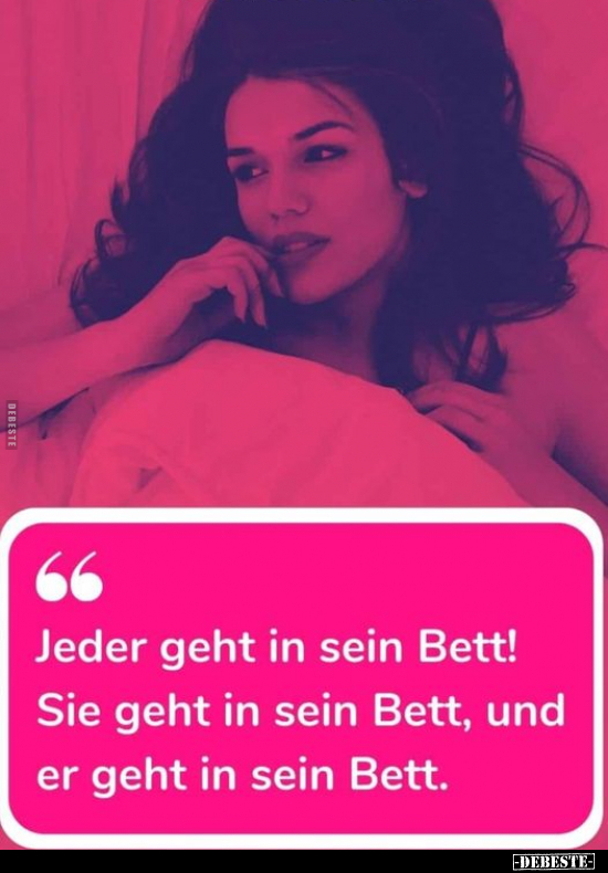 Jeder geht in sein Bett!.. - Lustige Bilder | DEBESTE.de